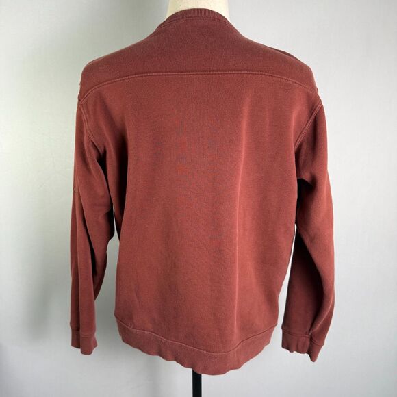 Columbia Sportswear Black Lab Dog Crew Sweatshirt, Rust Red Men's Sz Small 2/$25 - Picture 3 of 11